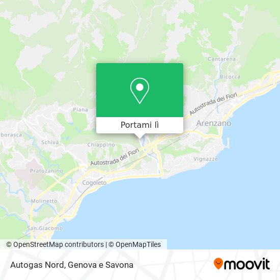 Mappa Autogas Nord