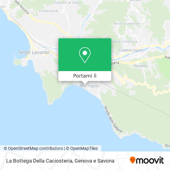 Mappa La Bottega Della Caciosteria