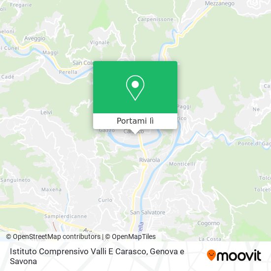 Mappa Istituto Comprensivo Valli E Carasco