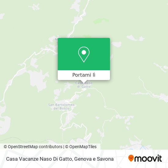 Mappa Casa Vacanze Naso Di Gatto