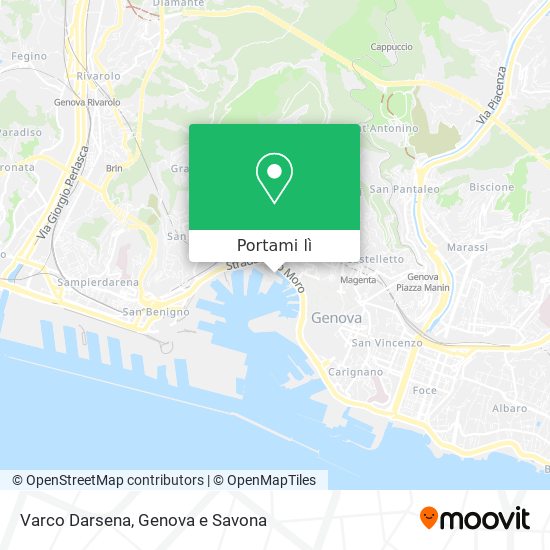 Mappa Varco Darsena