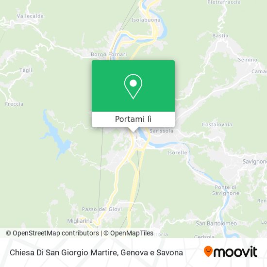 Mappa Chiesa Di San Giorgio Martire