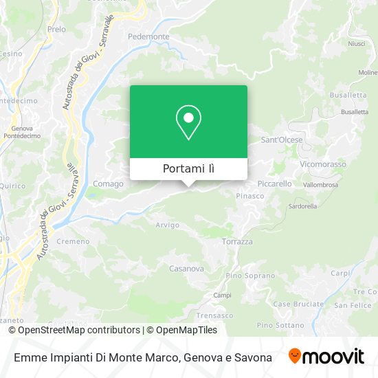 Mappa Emme Impianti Di Monte Marco