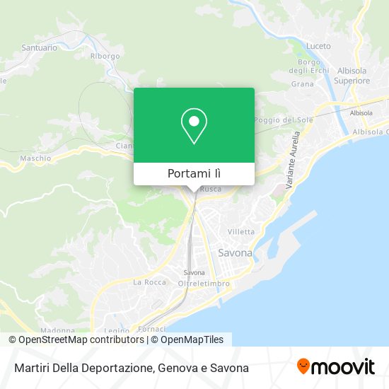 Mappa Martiri Della Deportazione