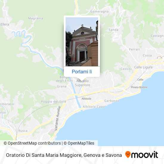 Mappa Oratorio Di Santa Maria Maggiore