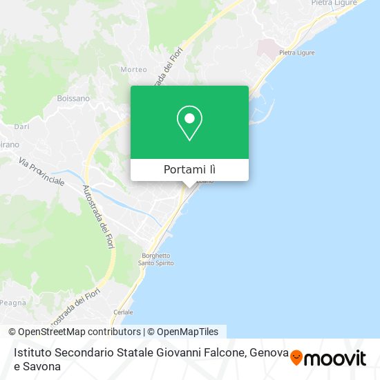 Mappa Istituto Secondario Statale Giovanni Falcone