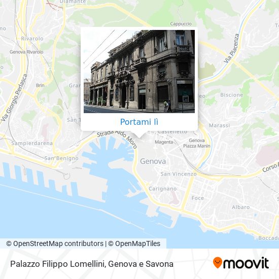 Mappa Palazzo Filippo Lomellini