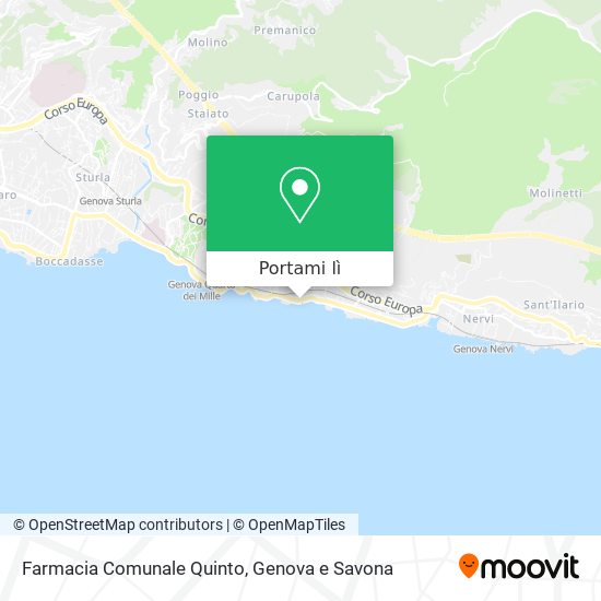 Mappa Farmacia Comunale Quinto