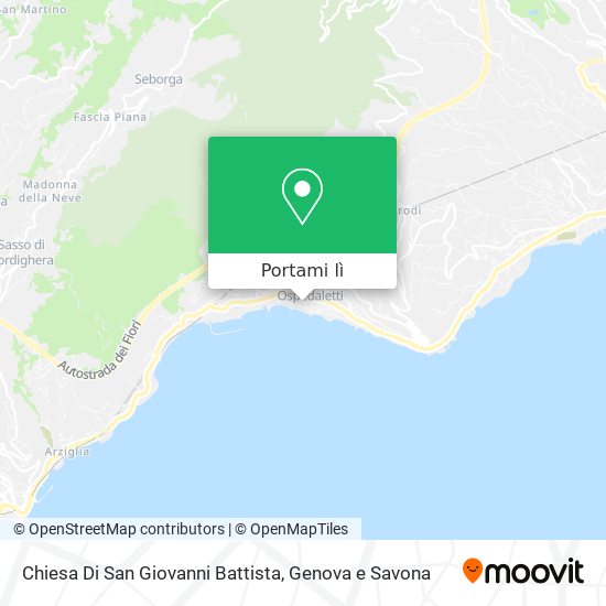 Mappa Chiesa Di San Giovanni Battista