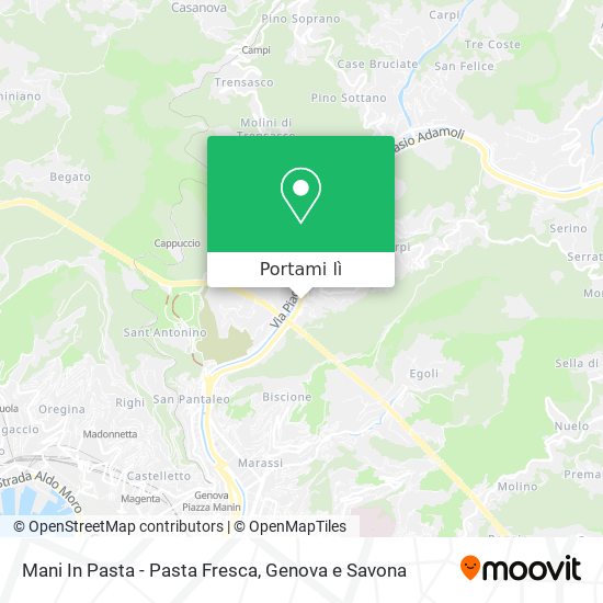 Mappa Mani In Pasta - Pasta Fresca