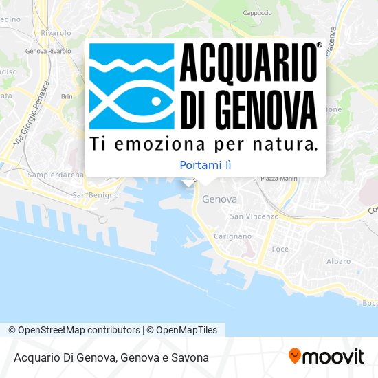 Mappa Acquario Di Genova
