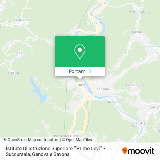 Mappa Istituto Di Istruzione Superiore ""Primo Levi"" - Succursale