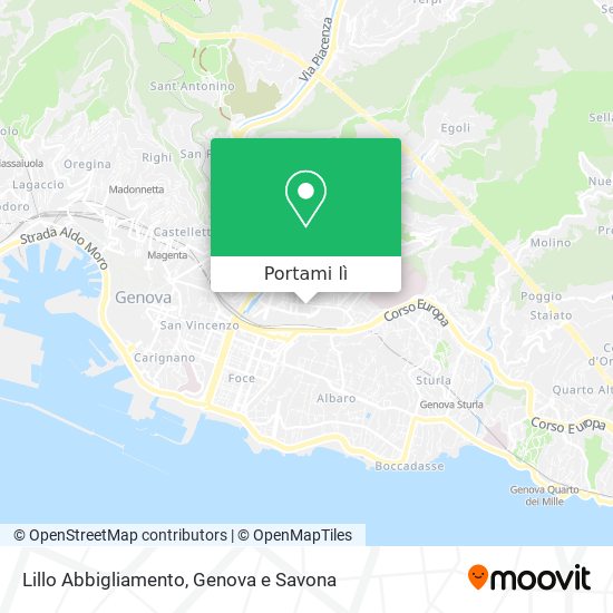 Mappa Lillo Abbigliamento