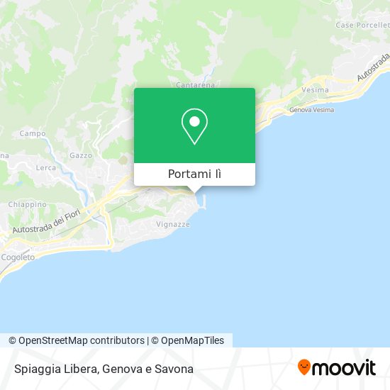 Mappa Spiaggia Libera