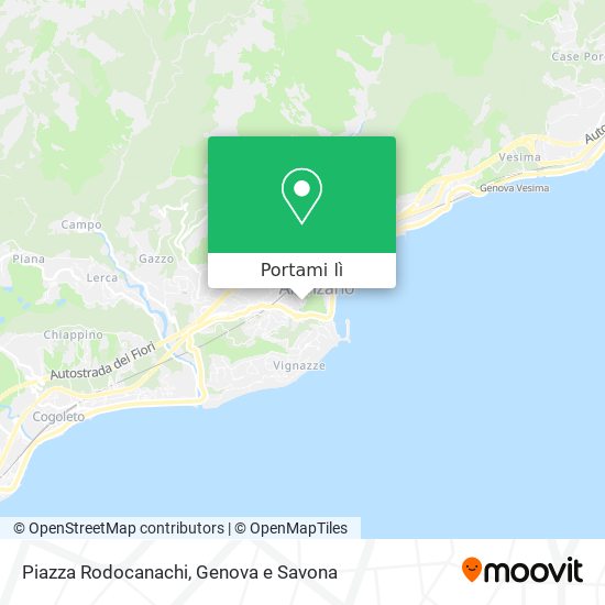 Mappa Piazza Rodocanachi