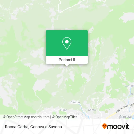 Mappa Rocca Garba