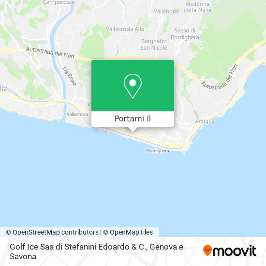 Mappa Golf Ice Sas di Stefanini Edoardo & C.