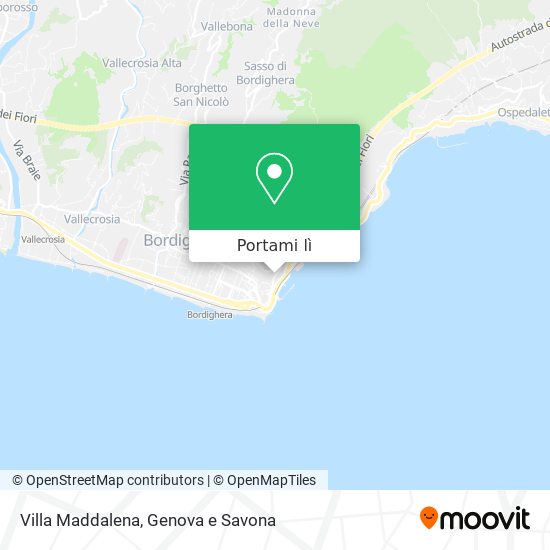 Mappa Villa Maddalena