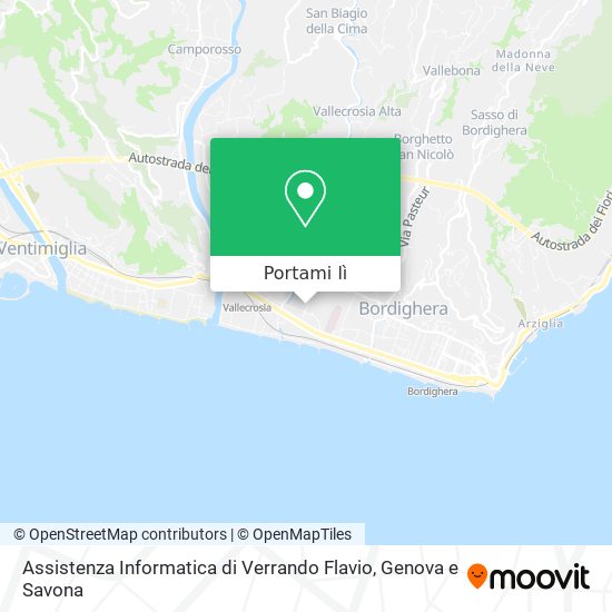 Mappa Assistenza Informatica di Verrando Flavio