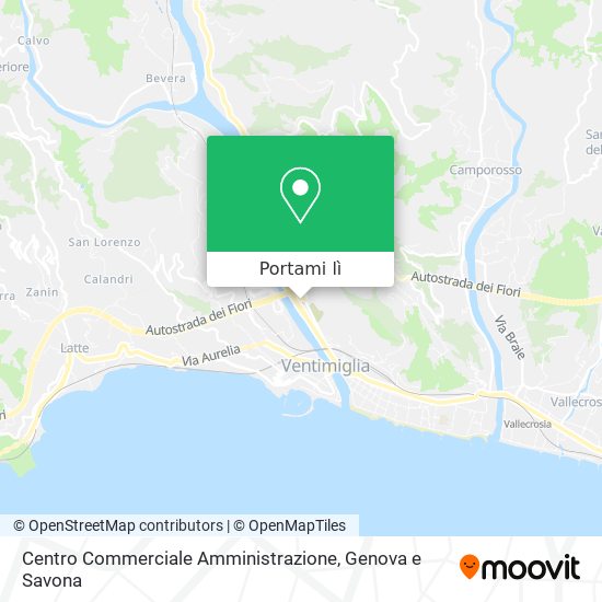 Mappa Centro Commerciale Amministrazione