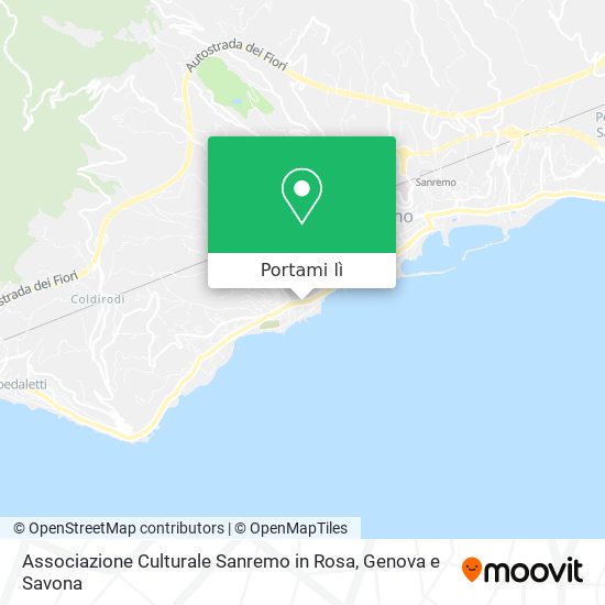 Mappa Associazione Culturale Sanremo in Rosa