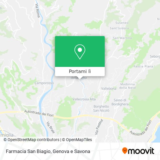 Mappa Farmacia San Biagio