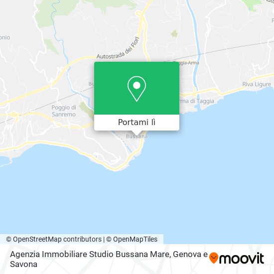 Mappa Agenzia Immobiliare Studio Bussana Mare