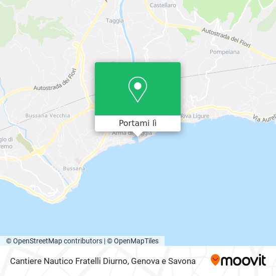 Mappa Cantiere Nautico Fratelli Diurno