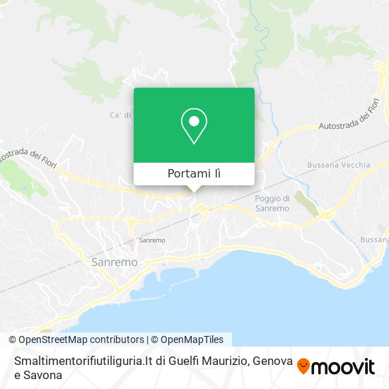 Mappa Smaltimentorifiutiliguria.It di Guelfi Maurizio