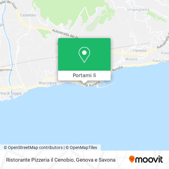 Mappa Ristorante Pizzeria il Cenobio