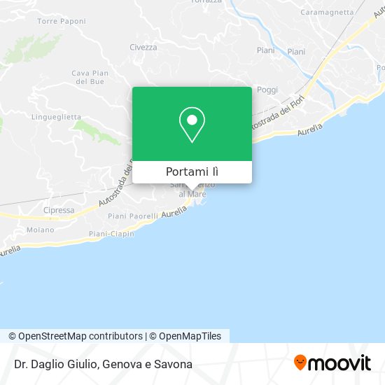 Mappa Dr. Daglio Giulio