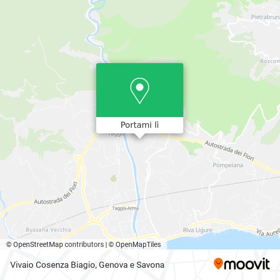 Mappa Vivaio Cosenza Biagio