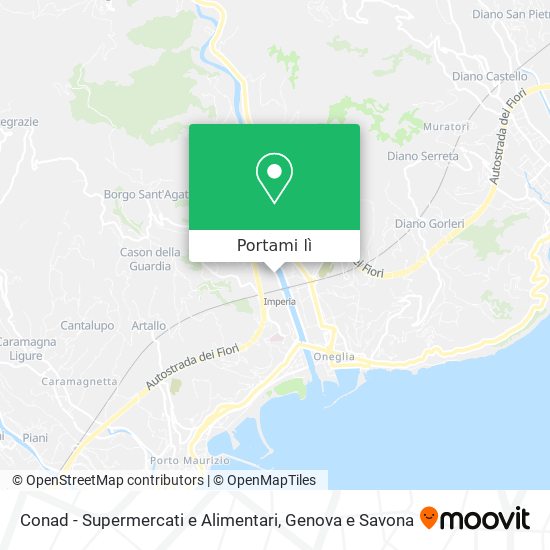 Mappa Conad - Supermercati e Alimentari