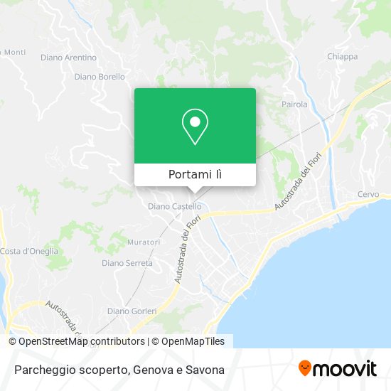 Mappa Parcheggio scoperto