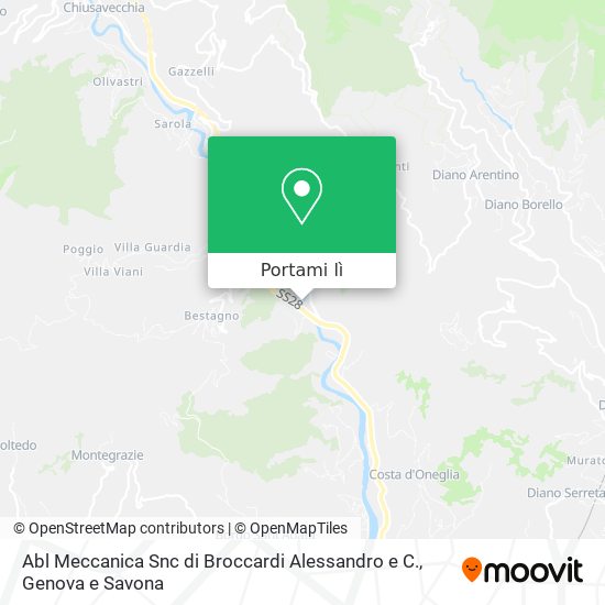 Mappa Abl Meccanica Snc di Broccardi Alessandro e C.