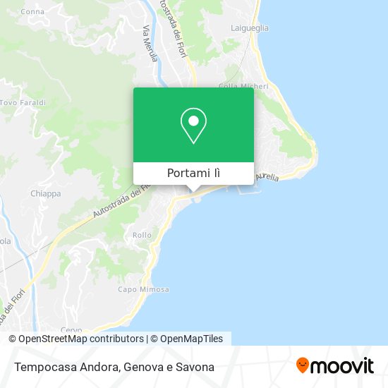 Mappa Tempocasa Andora