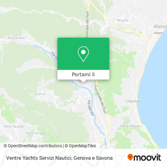 Mappa Ventre Yachts Servizi Nautici
