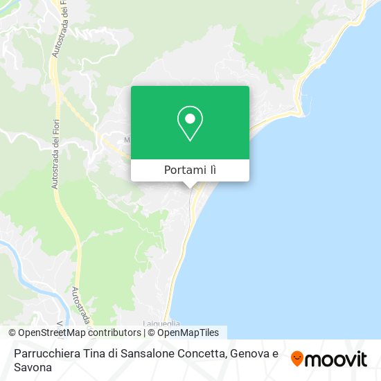 Mappa Parrucchiera Tina di Sansalone Concetta