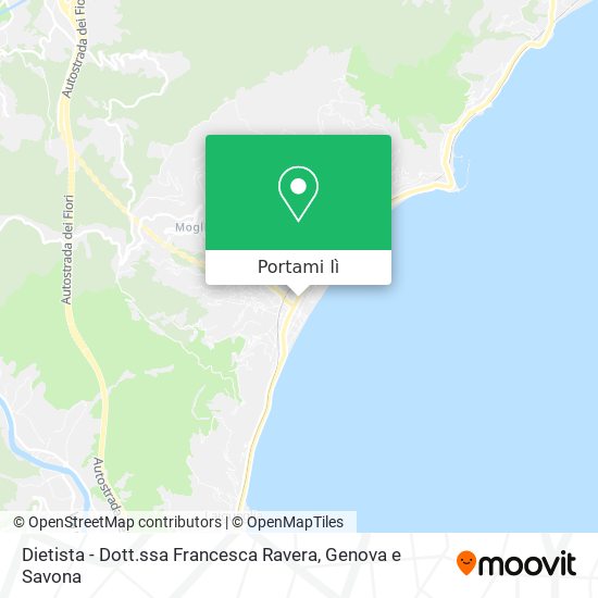 Mappa Dietista - Dott.ssa Francesca Ravera