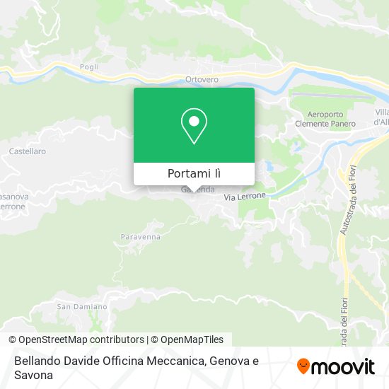 Mappa Bellando Davide Officina Meccanica