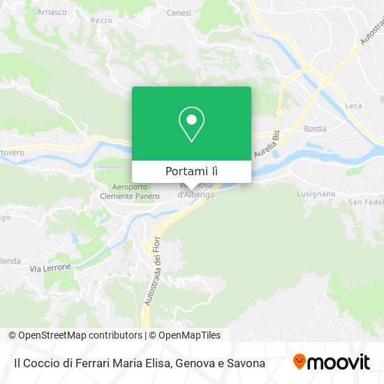 Mappa Il Coccio di Ferrari Maria Elisa