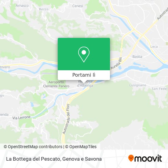 Mappa La Bottega del Pescato