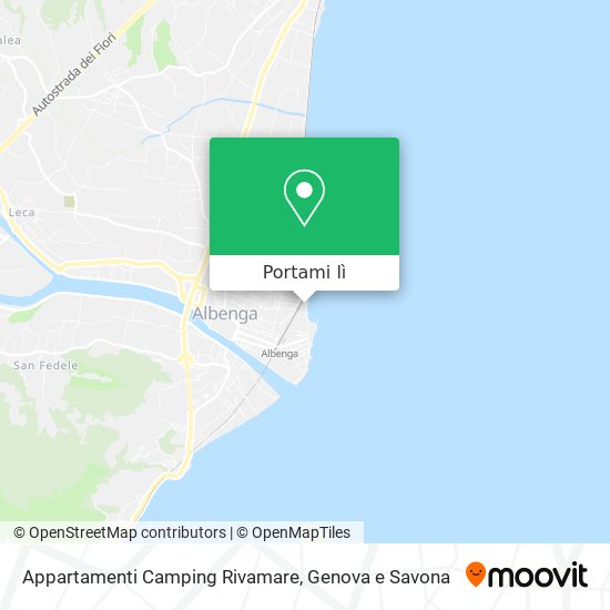 Mappa Appartamenti Camping Rivamare