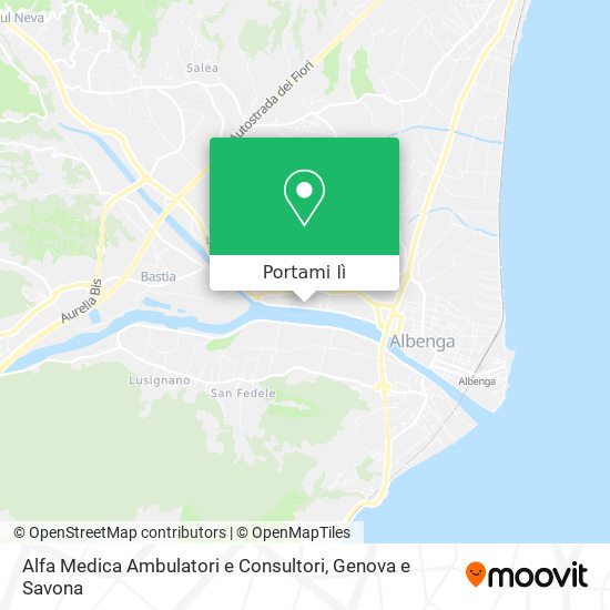 Mappa Alfa Medica Ambulatori e Consultori