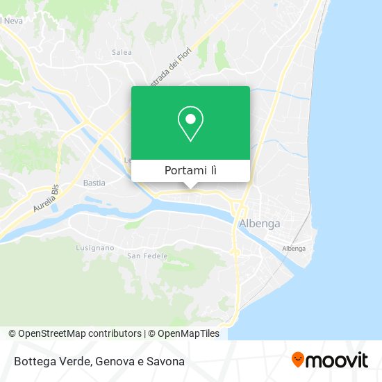 Mappa Bottega Verde