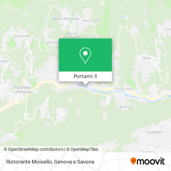 Mappa Ristorante Moisello
