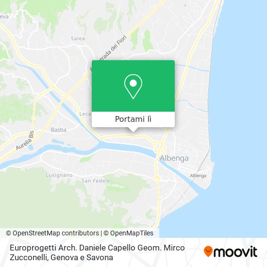 Mappa Europrogetti Arch. Daniele Capello Geom. Mirco Zucconelli