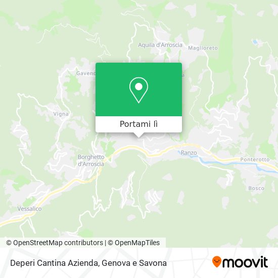 Mappa Deperi Cantina Azienda