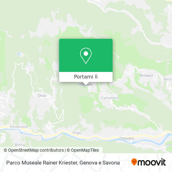 Mappa Parco Museale Rainer Kriester