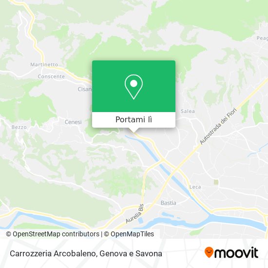 Mappa Carrozzeria Arcobaleno